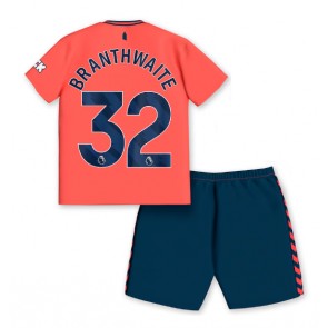 Everton Jarrad Branthwaite #32 Gostujuci Dres za Dječji 2023-24 Kratak Rukavima (+ kratke hlače)